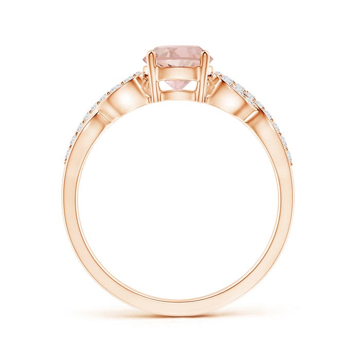 AAAA - Morganite / 0.89 CT / 14 KT Rose Gold