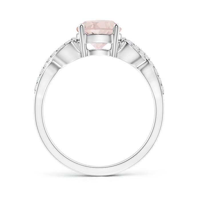 A - Morganite / 1.34 CT / 14 KT White Gold