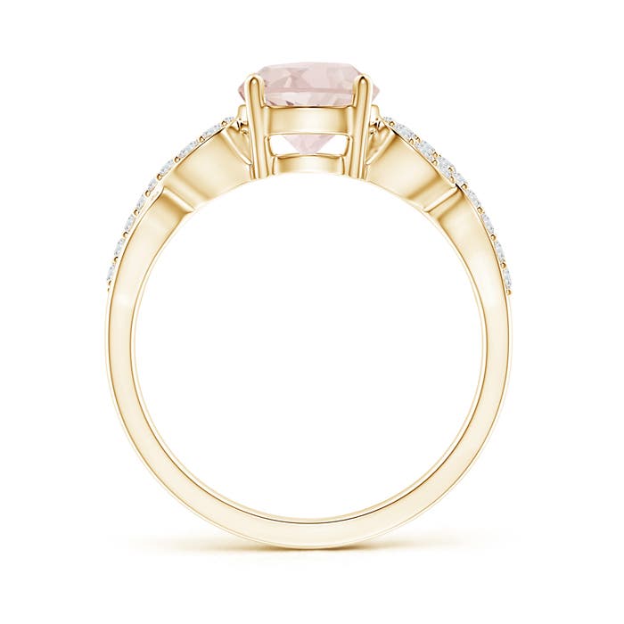 A - Morganite / 1.34 CT / 14 KT Yellow Gold