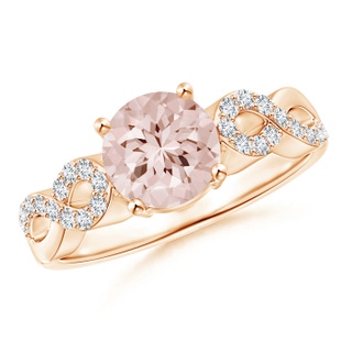 Round AA Morganite