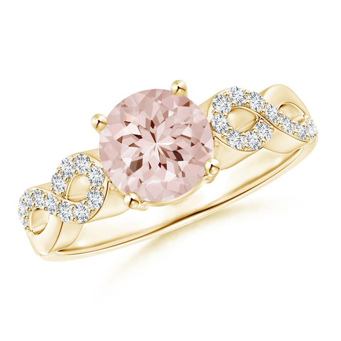 AA - Morganite / 1.34 CT / 14 KT Yellow Gold