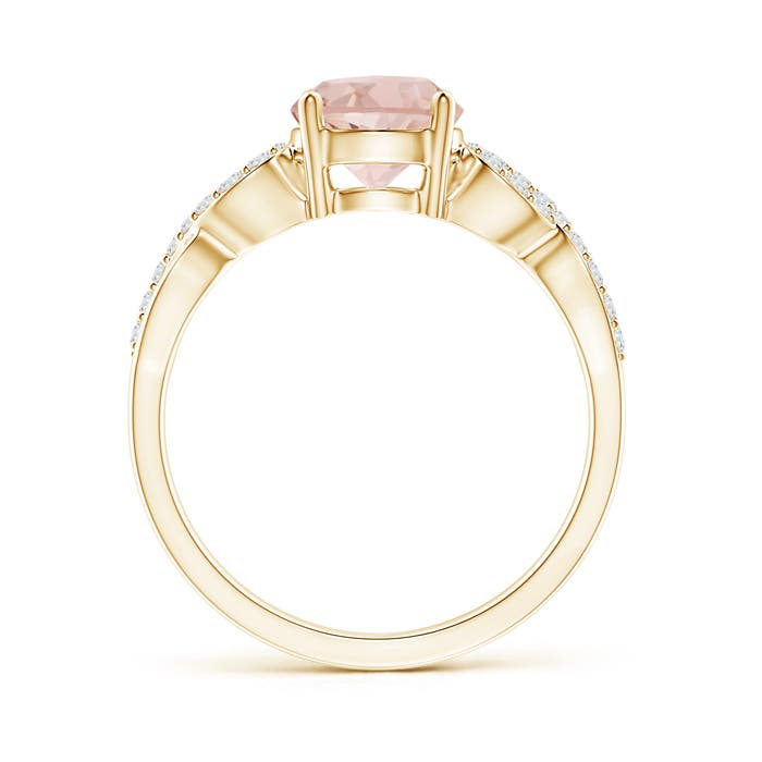 AAA - Morganite / 1.34 CT / 14 KT Yellow Gold