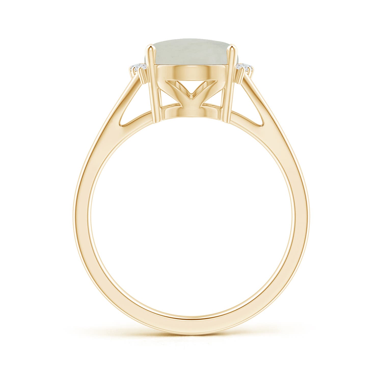 A - Moonstone / 2.6 CT / 14 KT Yellow Gold