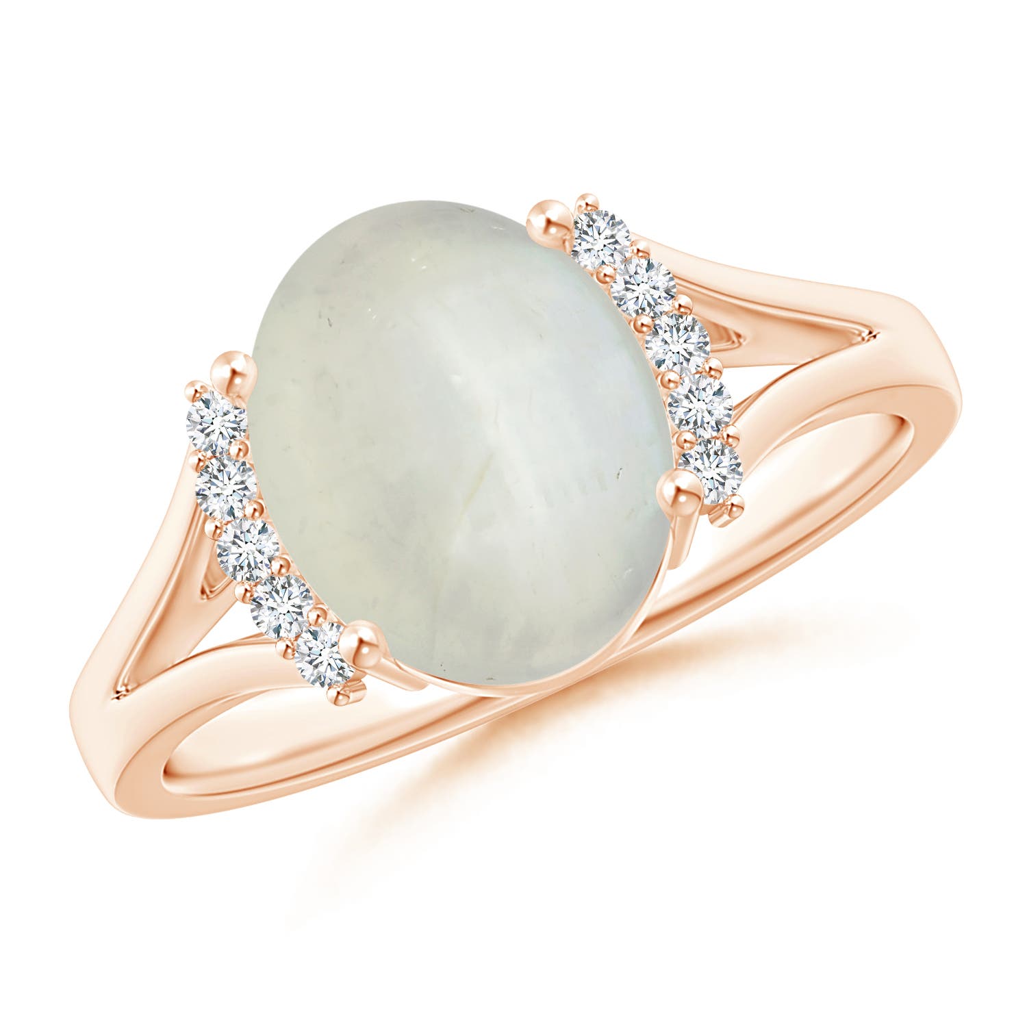 AA - Moonstone / 2.6 CT / 14 KT Rose Gold