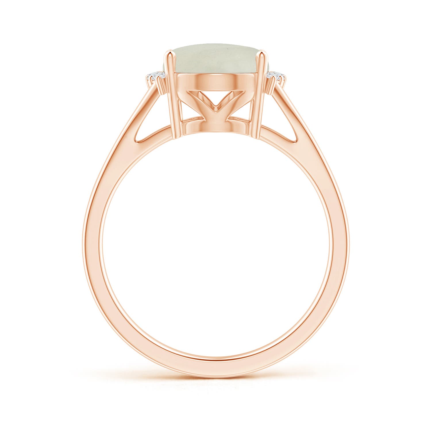 AA - Moonstone / 2.6 CT / 14 KT Rose Gold