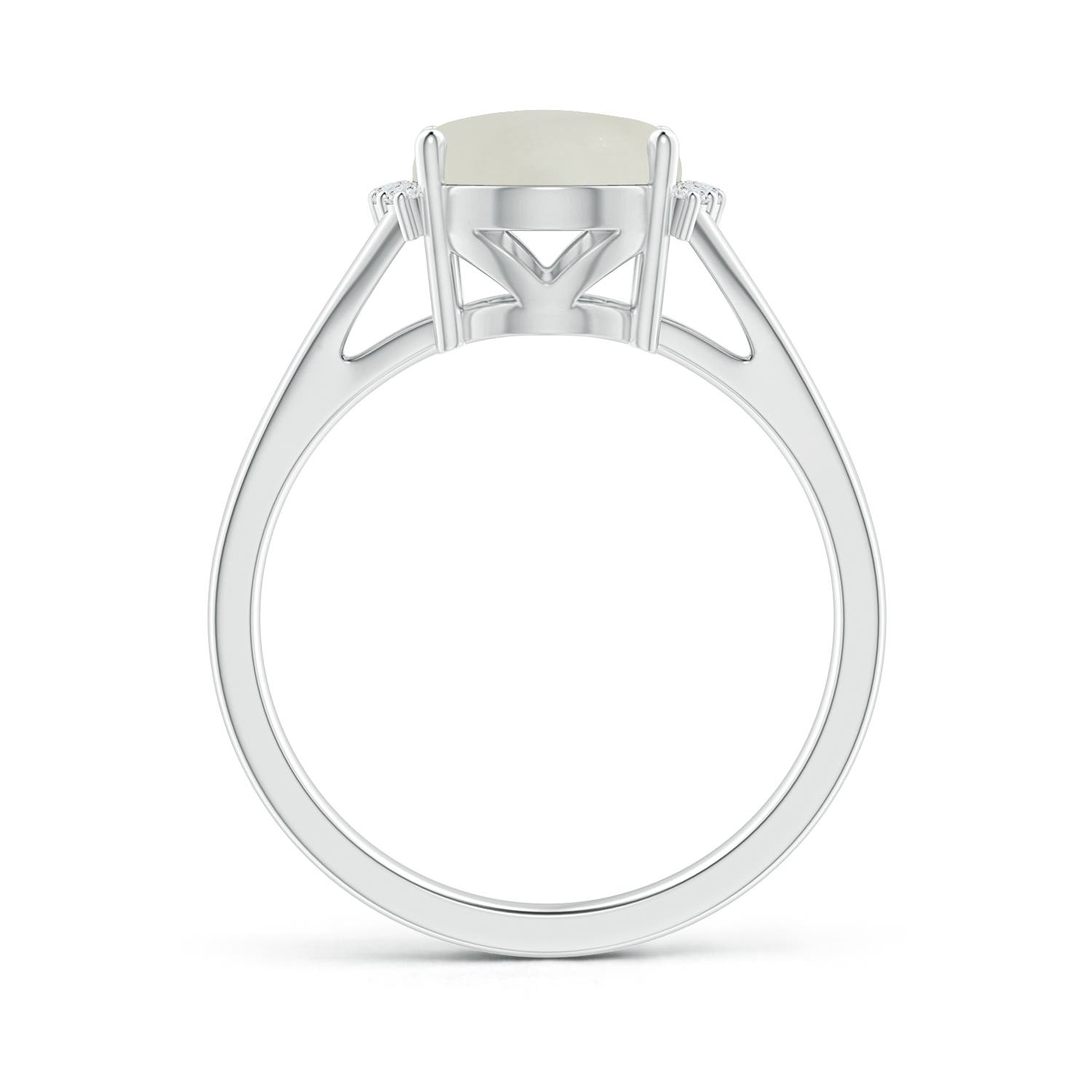 AAA - Moonstone / 2.6 CT / 14 KT White Gold