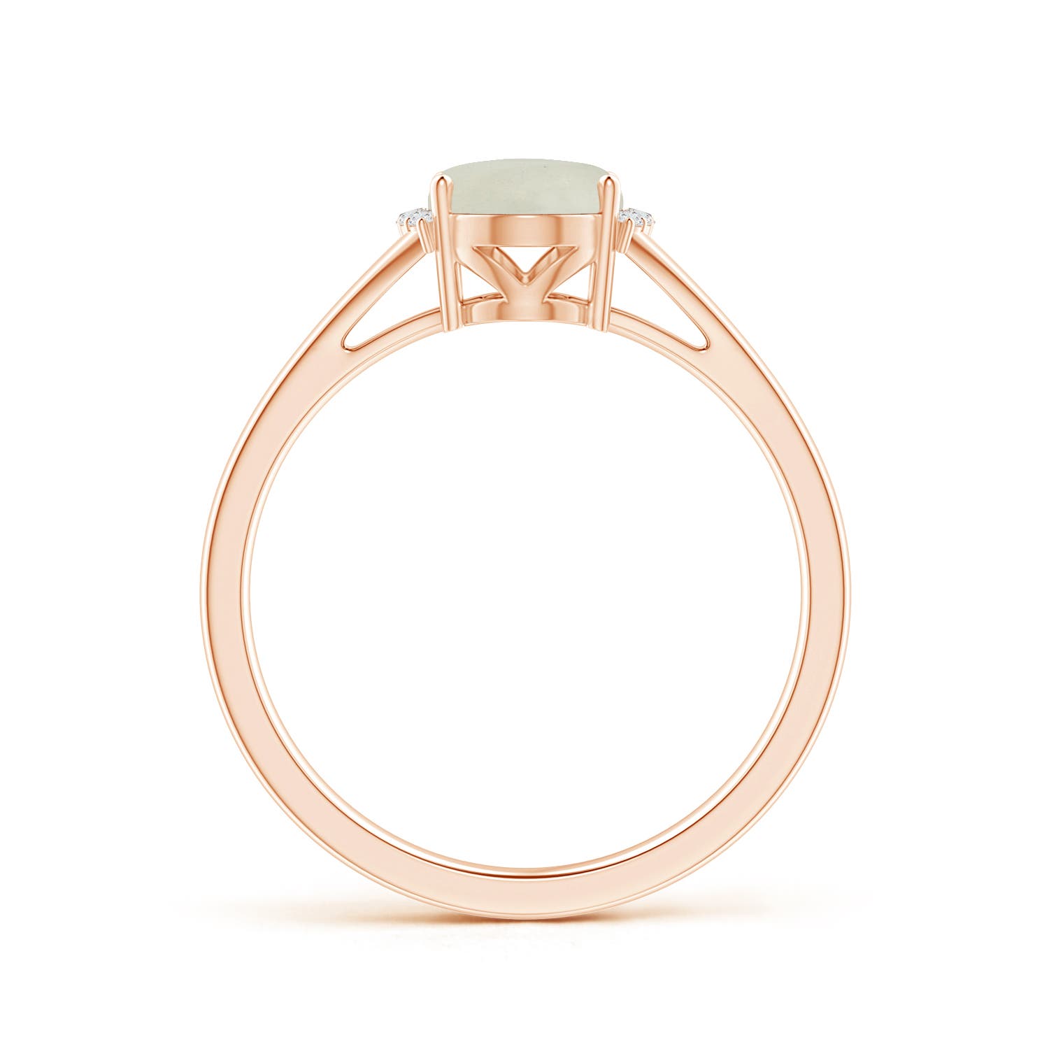 AA - Moonstone / 1.15 CT / 14 KT Rose Gold