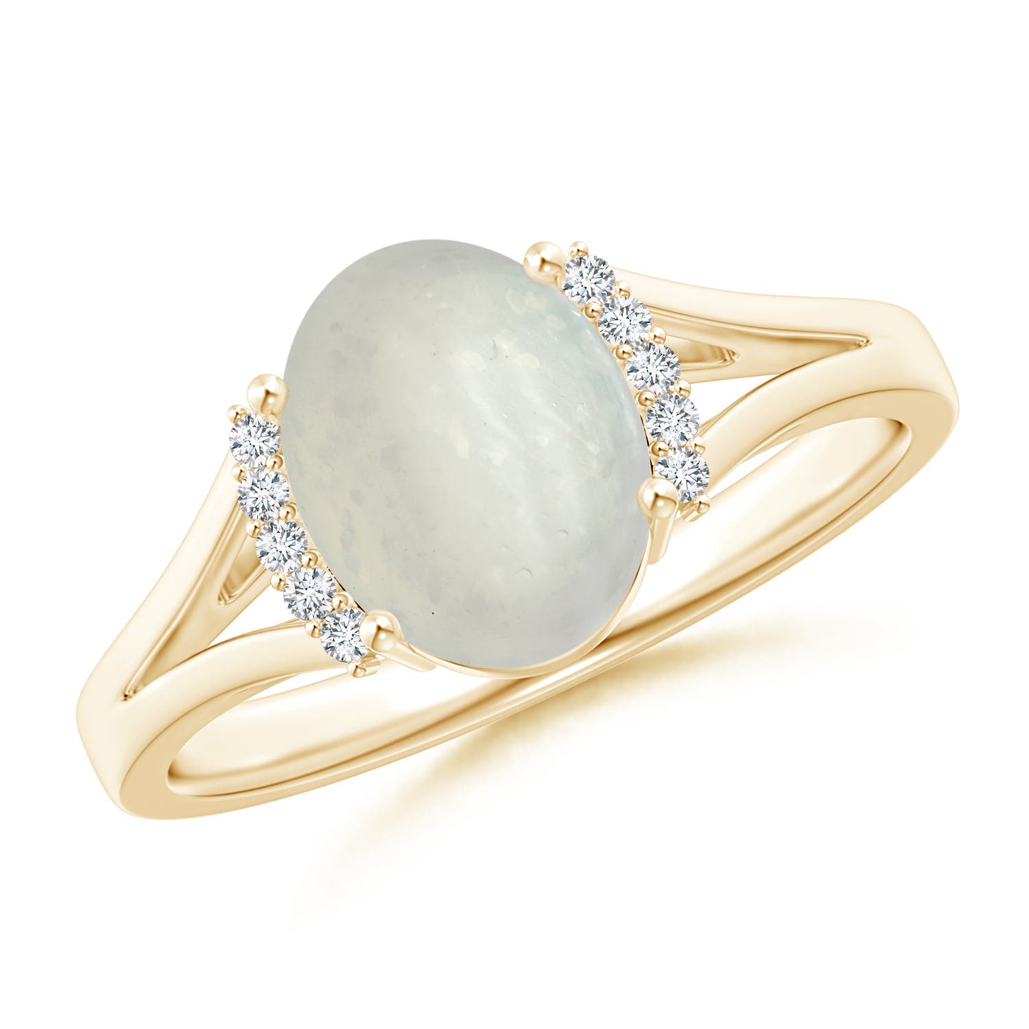 A - Moonstone / 1.77 CT / 14 KT Yellow Gold