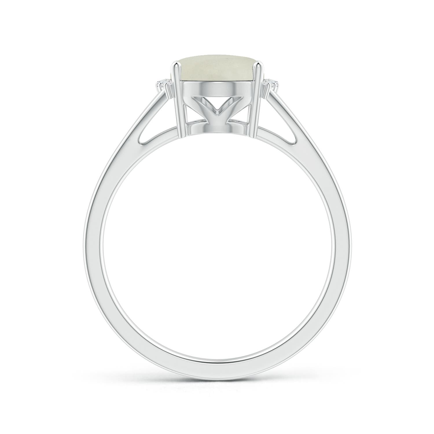AA - Moonstone / 1.77 CT / 14 KT White Gold