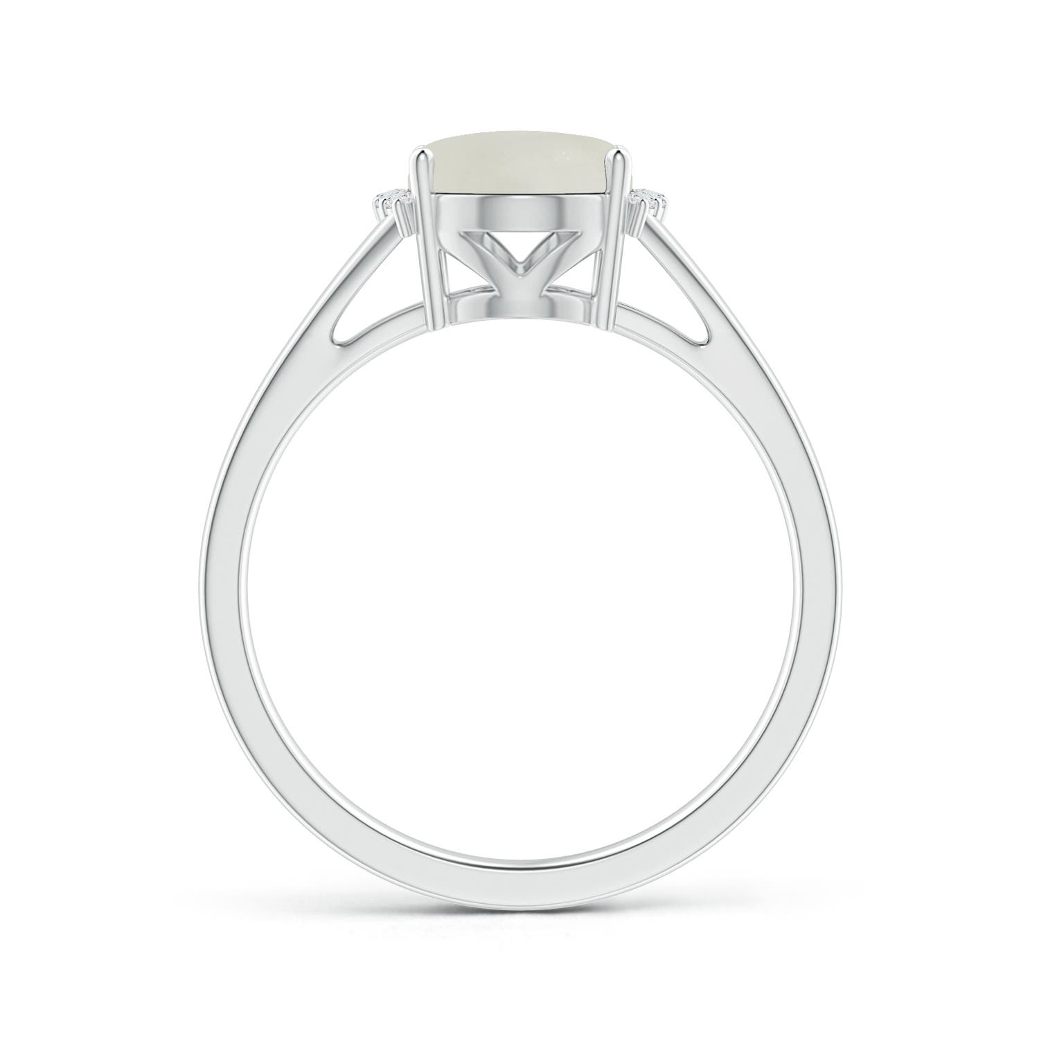 AAA - Moonstone / 1.77 CT / 14 KT White Gold