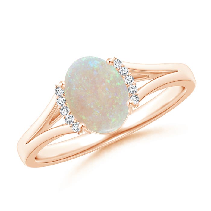 AA - Opal / 0.85 CT / 14 KT Rose Gold