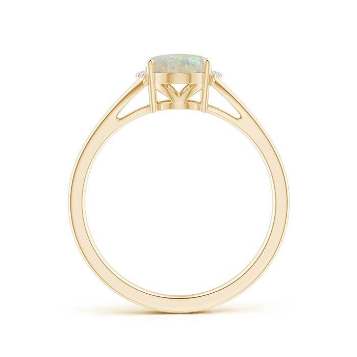 AAA - Opal / 0.85 CT / 14 KT Yellow Gold