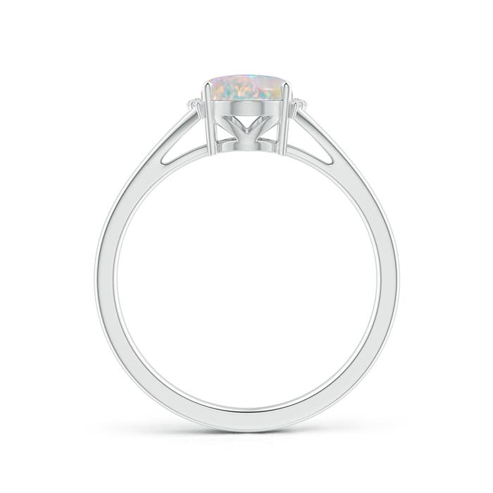 AAAA - Opal / 0.85 CT / 14 KT White Gold