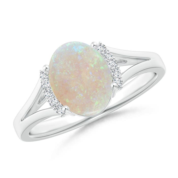 AA - Opal / 1.17 CT / 14 KT White Gold