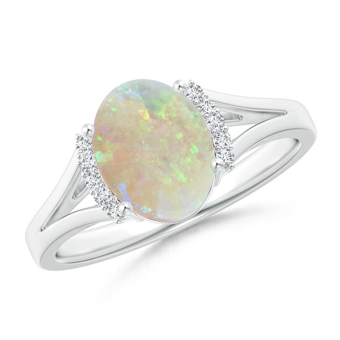 AAA - Opal / 1.17 CT / 14 KT White Gold