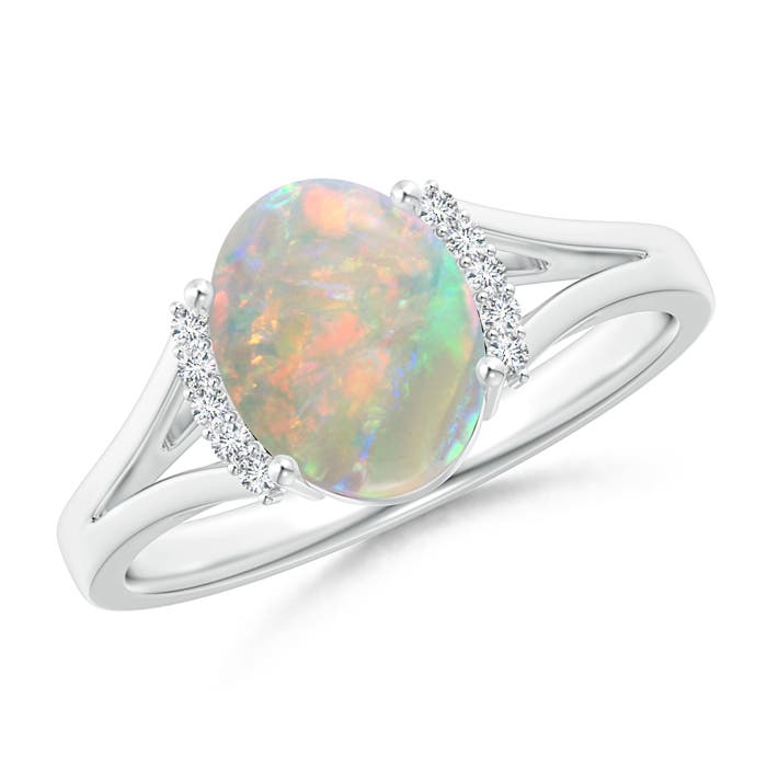 AAAA - Opal / 1.17 CT / 14 KT White Gold