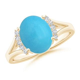 Oval AA Turquoise
