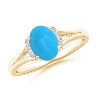 Oval AAAA Turquoise