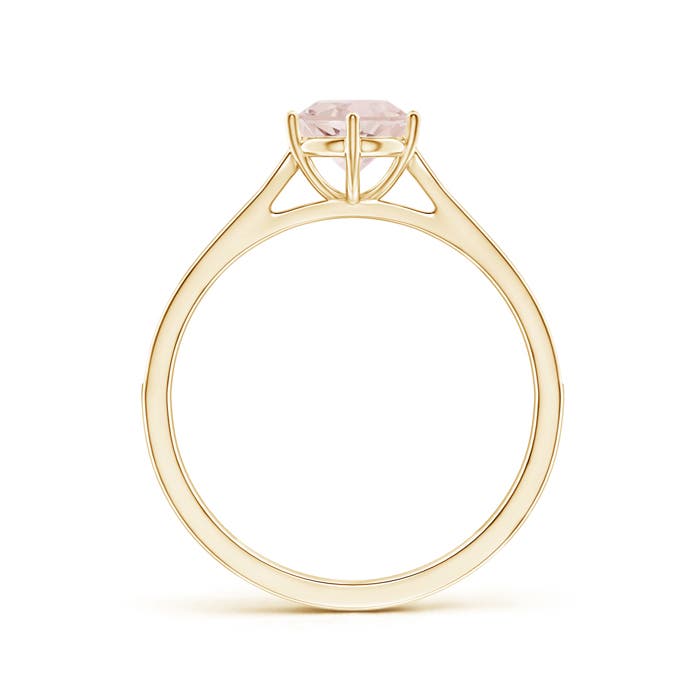 A - Morganite / 0.81 CT / 14 KT Yellow Gold