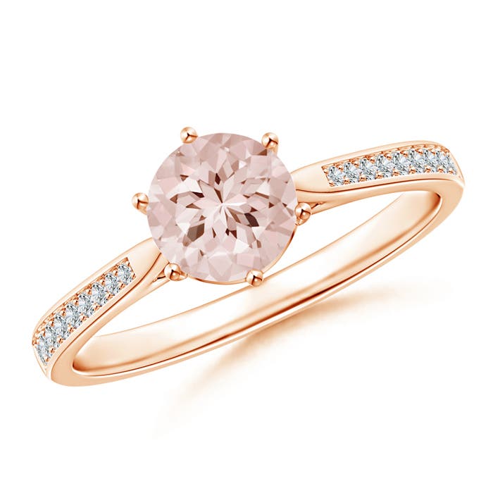 AA - Morganite / 0.81 CT / 14 KT Rose Gold