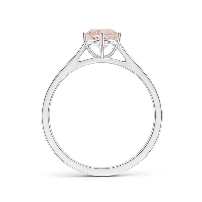 AA - Morganite / 0.81 CT / 14 KT White Gold