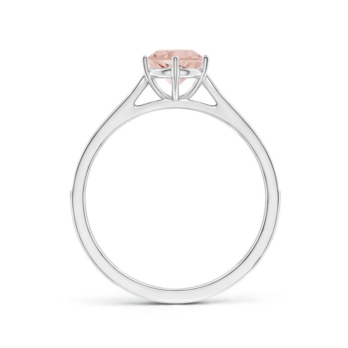 AAA - Morganite / 0.81 CT / 14 KT White Gold