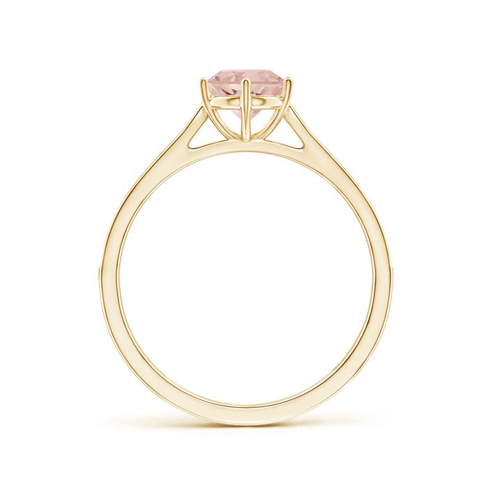 AAAA - Morganite / 0.81 CT / 14 KT Yellow Gold