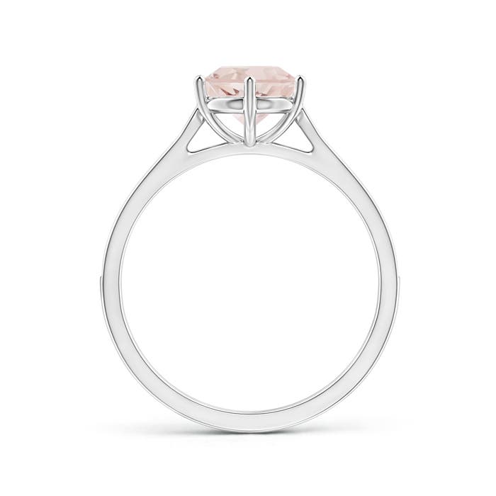 A - Morganite / 1.21 CT / 14 KT White Gold