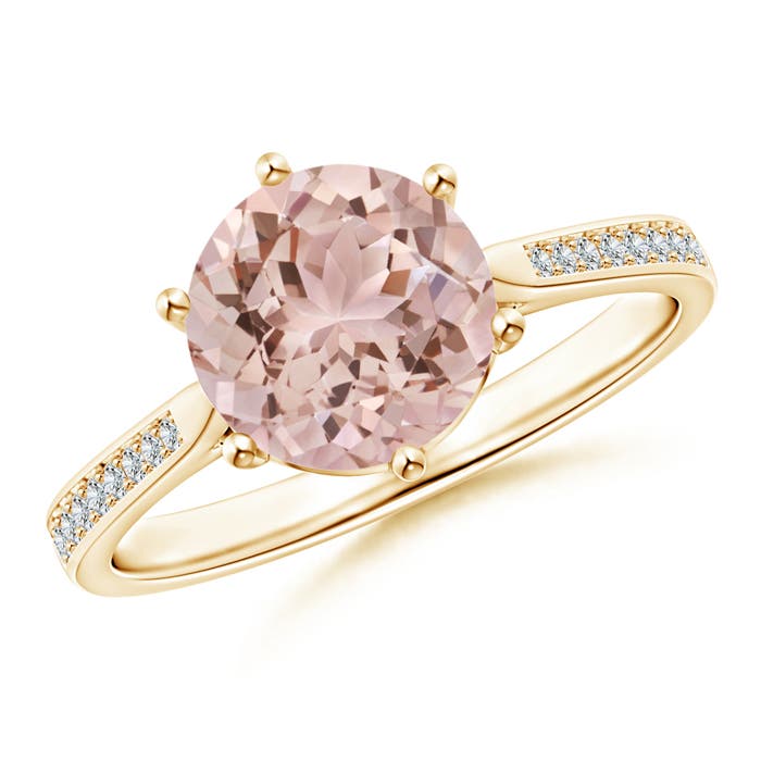 AAA - Morganite / 1.76 CT / 14 KT Yellow Gold