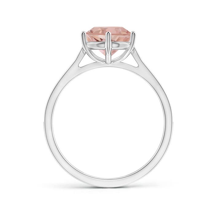 AAAA - Morganite / 1.76 CT / 14 KT White Gold