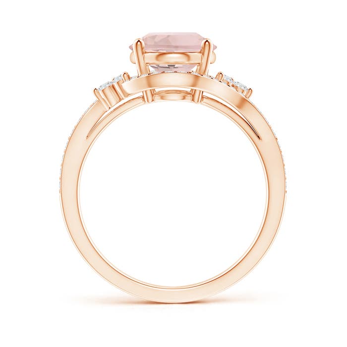 A - Morganite / 2.87 CT / 14 KT Rose Gold