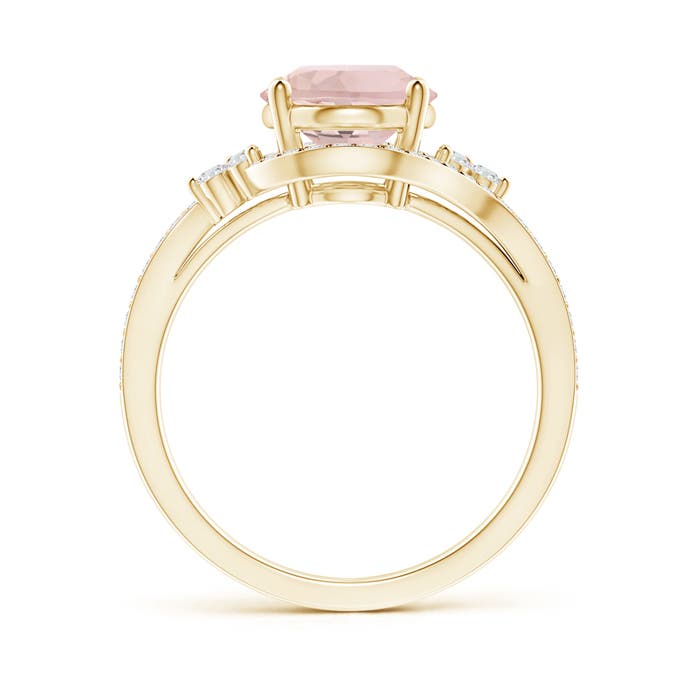 A - Morganite / 2.87 CT / 14 KT Yellow Gold