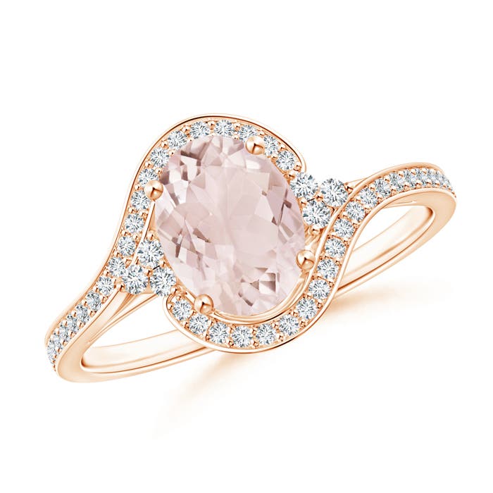 A - Morganite / 1.31 CT / 14 KT Rose Gold