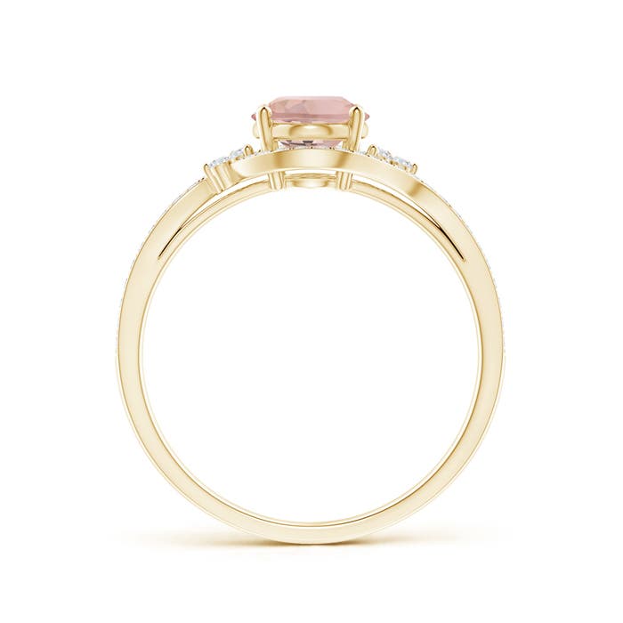 AAAA - Morganite / 1.31 CT / 14 KT Yellow Gold