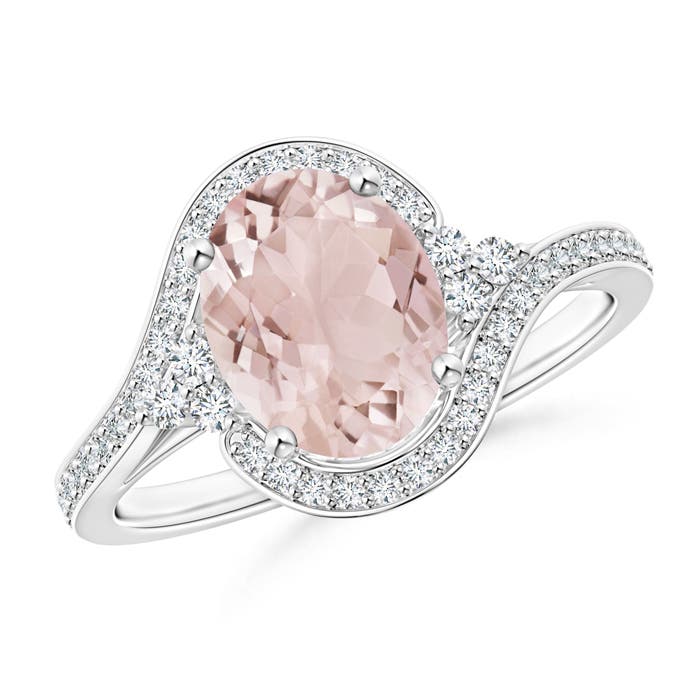 A - Morganite / 1.94 CT / 14 KT White Gold