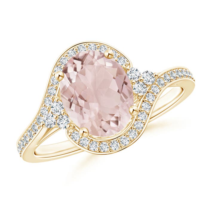 A - Morganite / 1.94 CT / 14 KT Yellow Gold