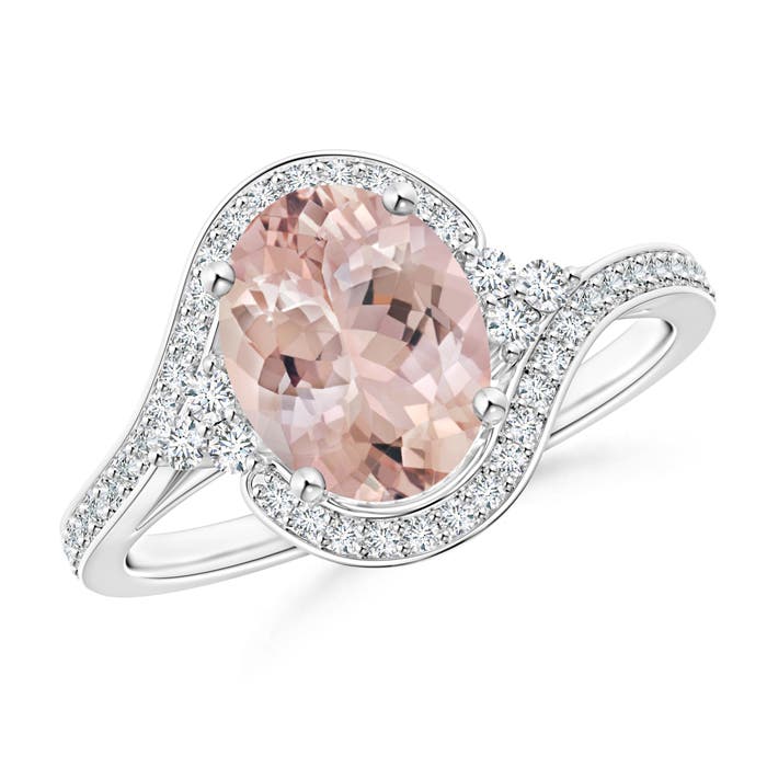 AA - Morganite / 1.94 CT / 14 KT White Gold