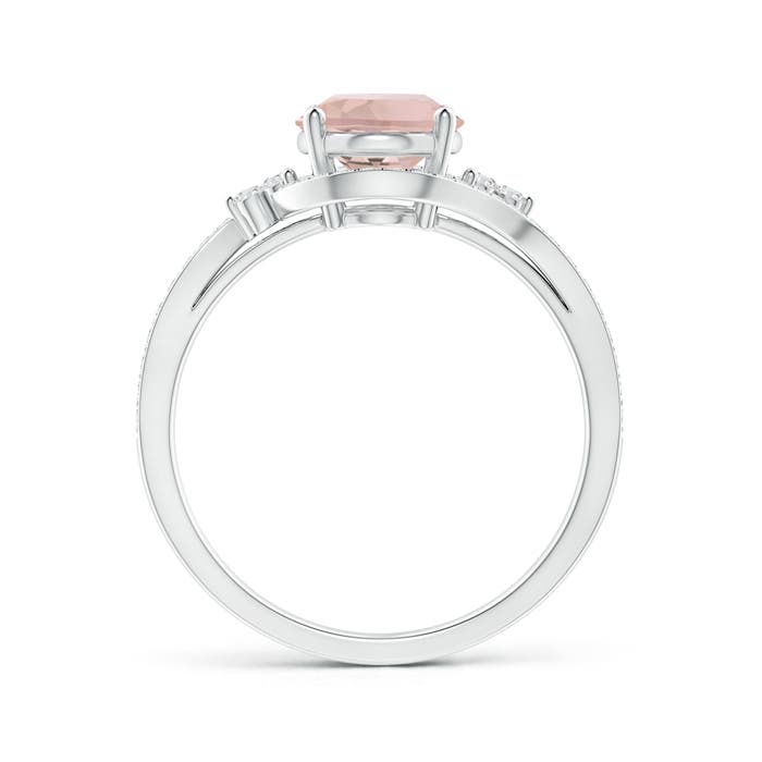 AA - Morganite / 1.94 CT / 14 KT White Gold