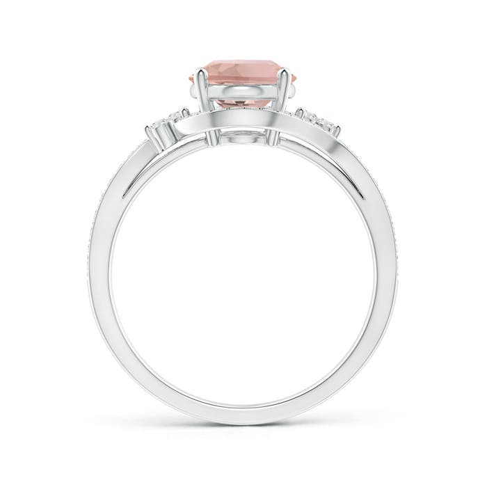 AAA - Morganite / 1.94 CT / 14 KT White Gold