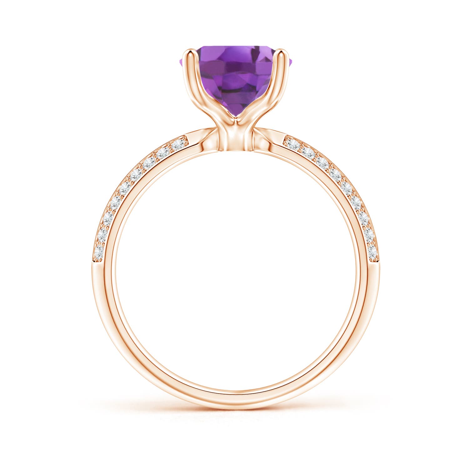 A - Amethyst / 2.5 CT / 14 KT Rose Gold