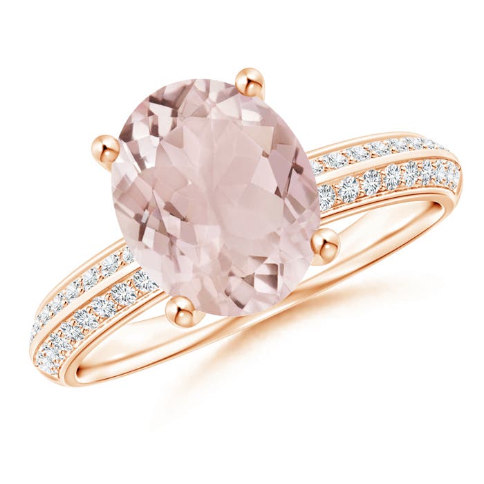 A - Morganite / 2.72 CT / 14 KT Rose Gold