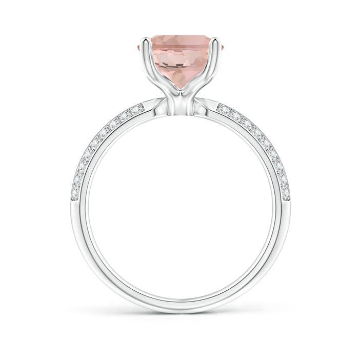 AAA - Morganite / 2.72 CT / 14 KT White Gold