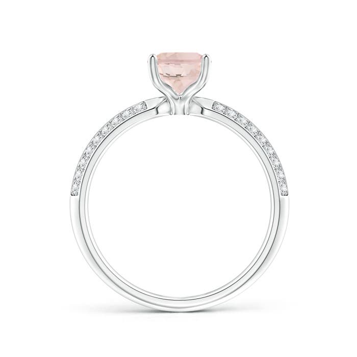 AA - Morganite / 1.32 CT / 14 KT White Gold