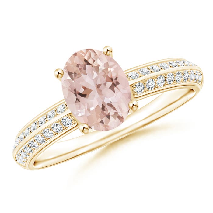 AAA - Morganite / 1.32 CT / 14 KT Yellow Gold