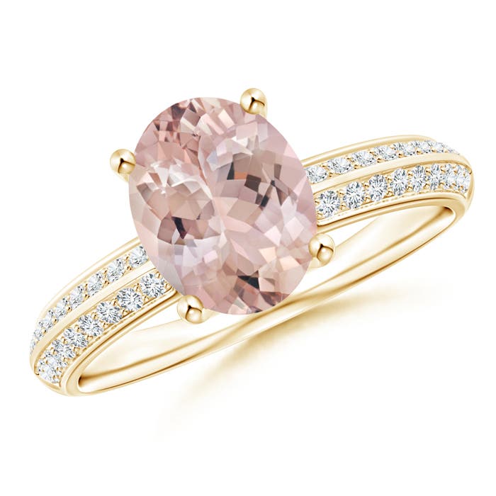 AA - Morganite / 1.87 CT / 14 KT Yellow Gold