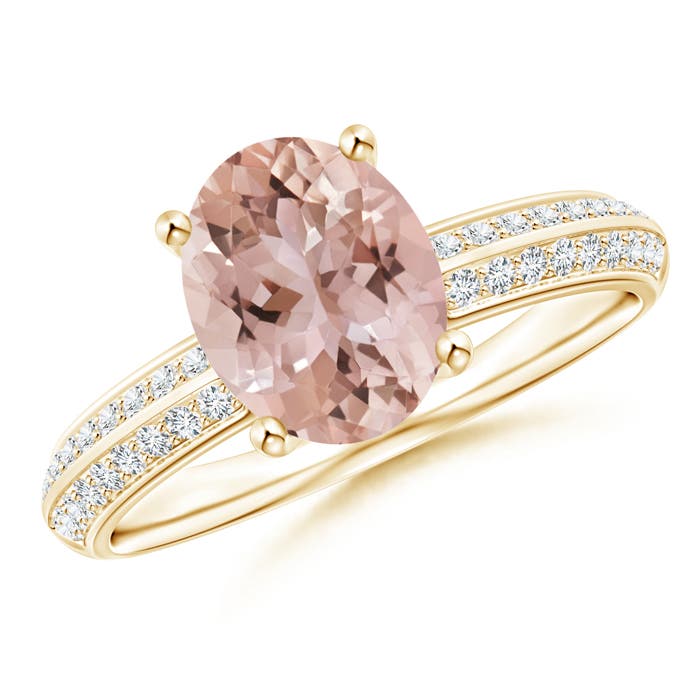 AAA - Morganite / 1.87 CT / 14 KT Yellow Gold