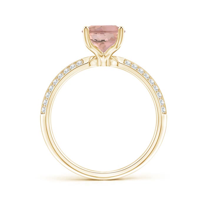 AAAA - Morganite / 1.87 CT / 14 KT Yellow Gold