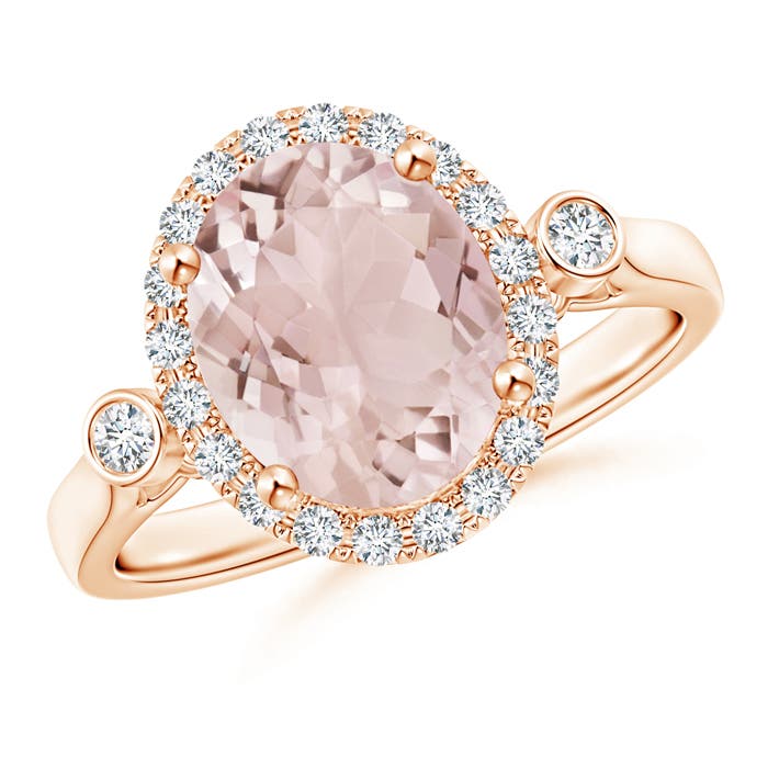 A - Morganite / 2.77 CT / 14 KT Rose Gold