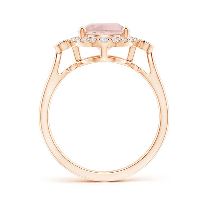 A - Morganite / 2.77 CT / 14 KT Rose Gold