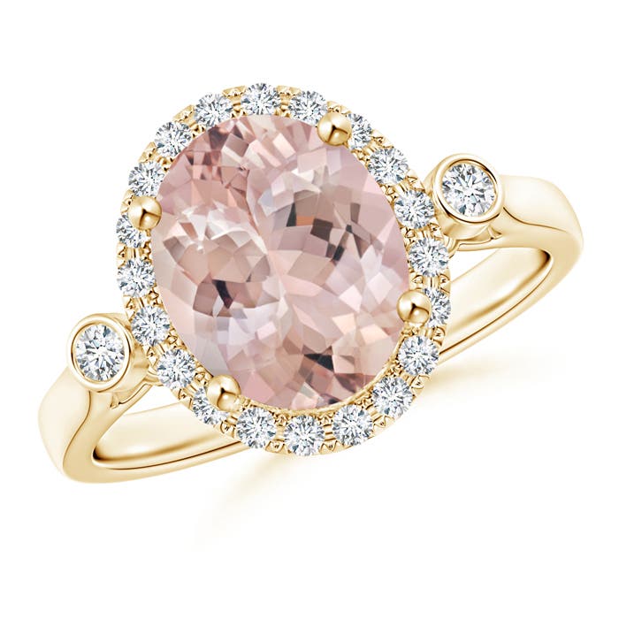 AA - Morganite / 2.77 CT / 14 KT Yellow Gold